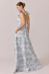 Ellapink Jacquard Dress | Made To Order