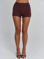 Ellapink VELMA SHORTS CHOCOLATE