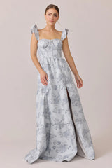 Ellapink Jacquard Dress | Made To Order