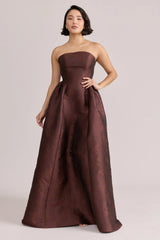 Ellapink Jacquard Dress | Made To Order