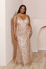 Ellapink Geo Sequin Dress | Made To Order