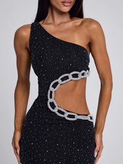 OMRAE MAXI DRESS BLACK