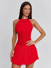 Ellapink CALLA MINI DRESS RED
