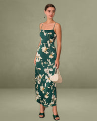 The Floral Slit Maxi Dress