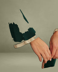 Green Bodycon Button Sweater Dress