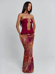 DIORA MAXI DRESS CELINE