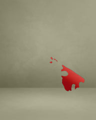 Red Floral Sweetheart Neck Cap Sleeve Midi Dress