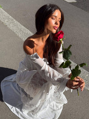 SOLALNES SKIRT WHITE