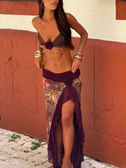 LILA MAXI SKIRT ALENA