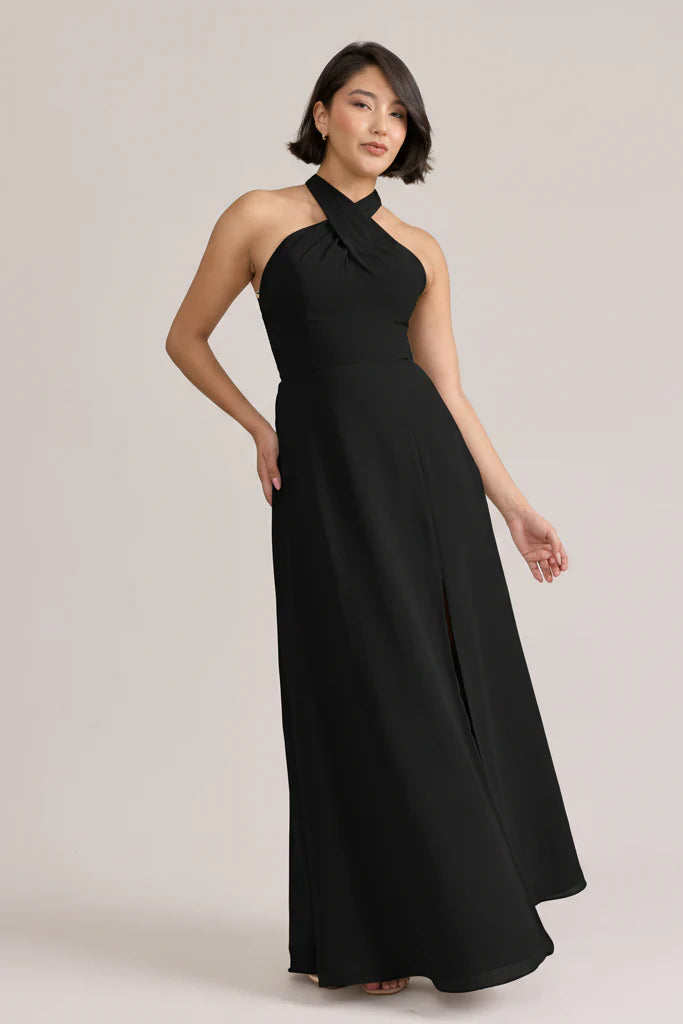 Ellapink Chiffon Dress | Ready To Ship | Black
