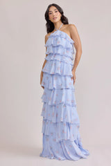 Chiffon Floral Print Dress | Made To Order