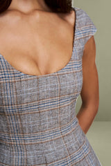 Leila Tartan Mini Dress