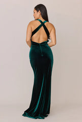 Ellapink Velvet Dress | Made To Order