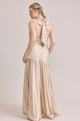Ellapink Satin Dress | Made To Order