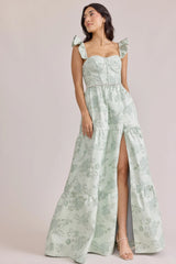 Ellapink Luxe Jacquard Dress | Made To Order