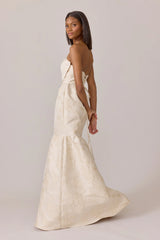 Ellapink Jacquard Dress | Made To Order