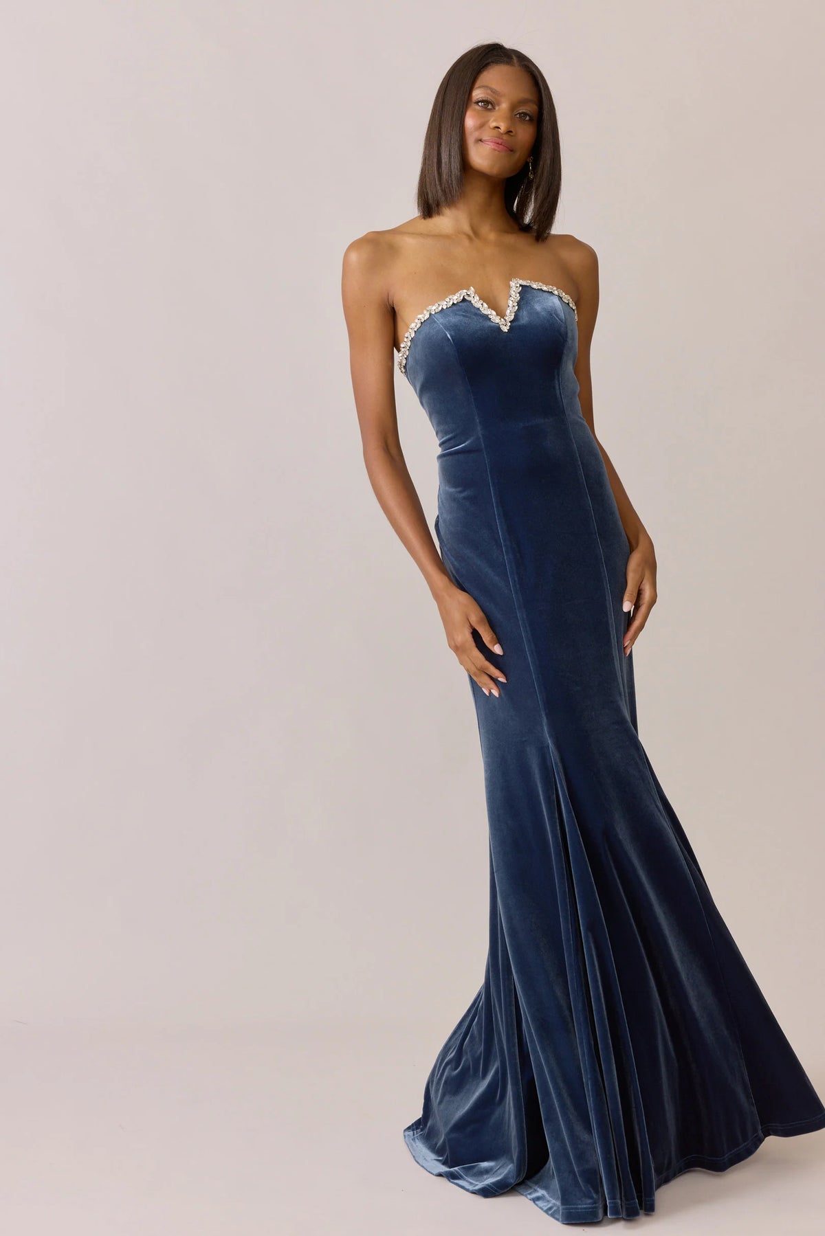 Ellapink Luxe Velvet Dress | Made To Order