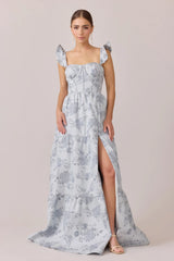 Ellapink Jacquard Dress | Made To Order