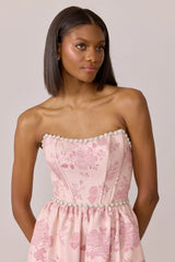 Ellapink Luxe Jacquard Dress | Made To Order