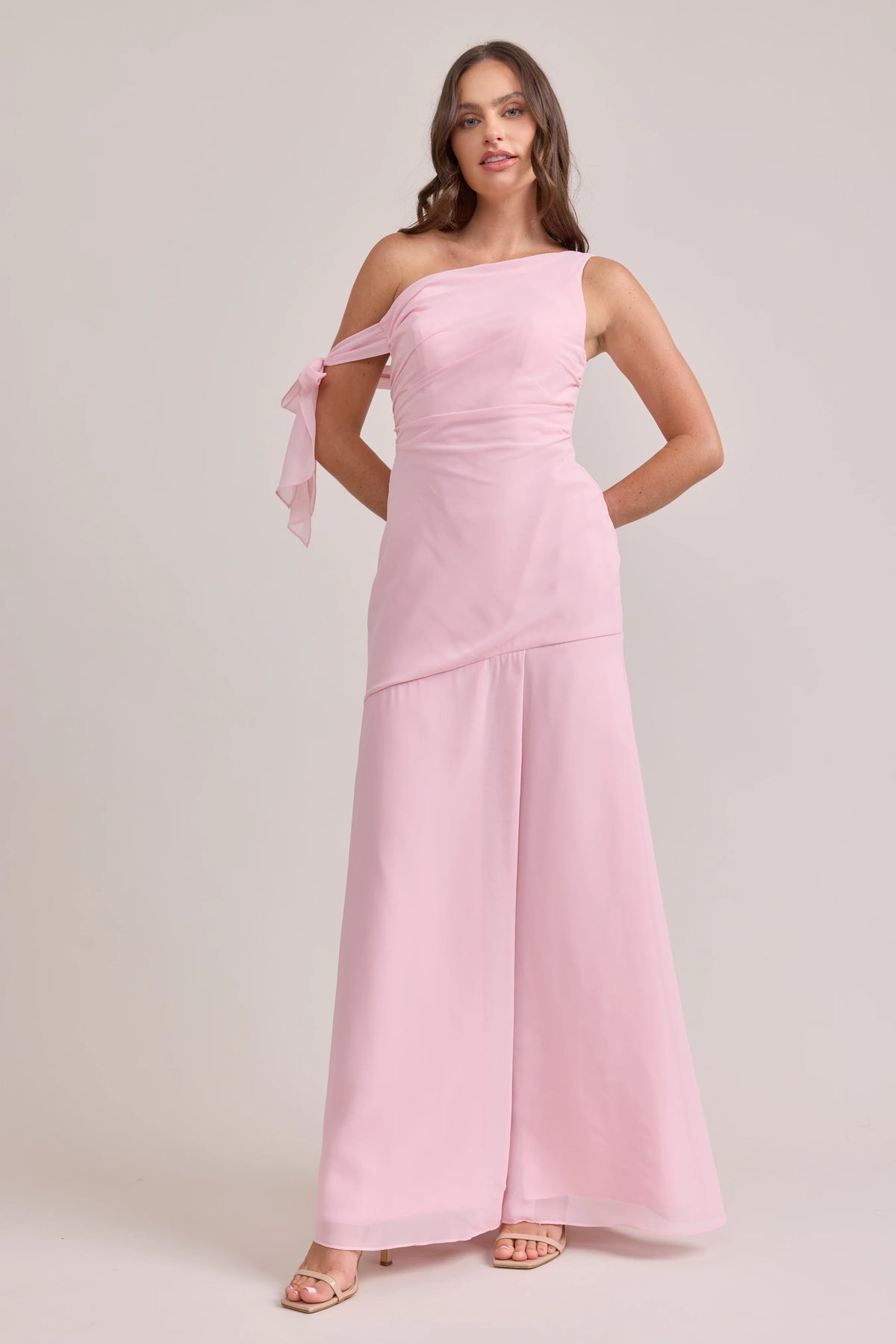 Ellapink Chiffon Dress | Made To Order