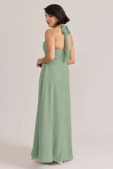 Ellapink Chiffon Dress | Ready To Ship | Sage