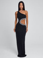 OMRAE MAXI DRESS BLACK