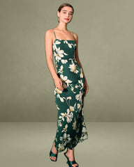 The Floral Slit Maxi Dress