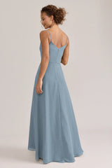 Ellapink Chiffon Dress | Ready To Ship | French Blue