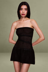 Strapless Crochet Dress