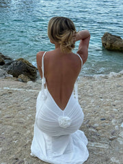 LOUIANNA MAXI DRESS BRIGHT WHITE