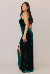 Ellapink Velvet Dress | Made To Order