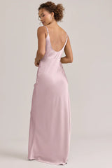 Ellapink Satin Dress | Ready To Ship | Perfect Pink