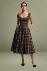 Leila Tartan Dress