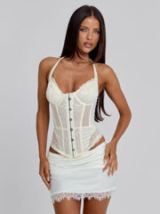 Ellapink STELLIX CORSET TOP IVORY