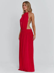 Ellapink LORETTA MAXI DRESS RED